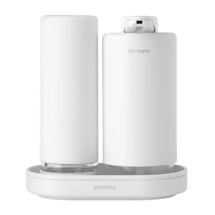 Комплект дозатори за сапун Brabantia SinkStyle Mineral Fresh White, 2x200ml, (35943087)