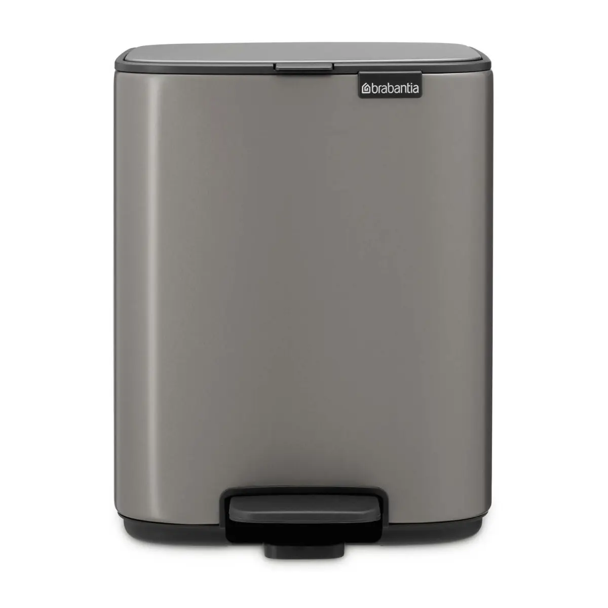 Кош за смет Brabantia Bo Pedal 7L, Platinum, (35946903)