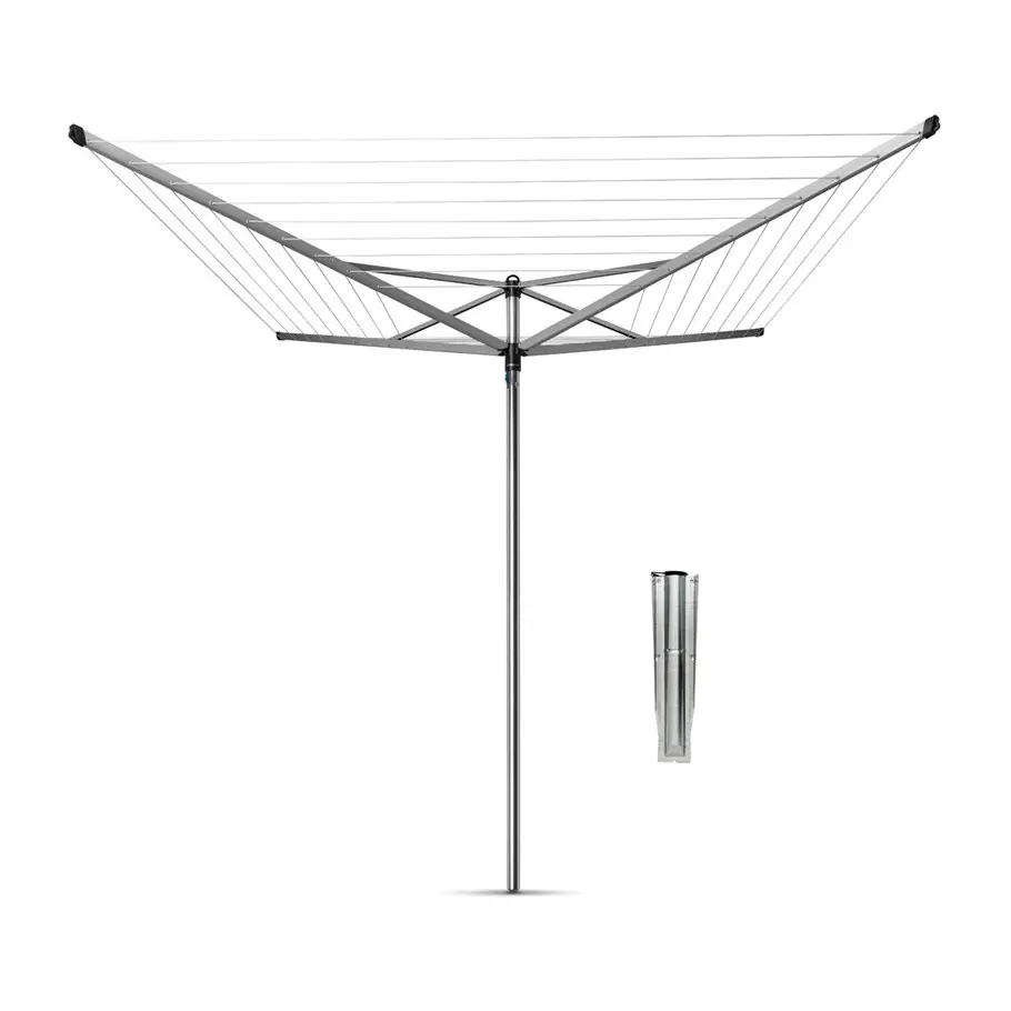 Външен простор Brabantia TopSpinner 40m, метален шип за вкопаване, (35940936)