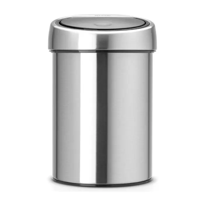Кош за смет Brabantia Touch Bin 3L, Matt Steel Fingerprint Proof, (35941003)