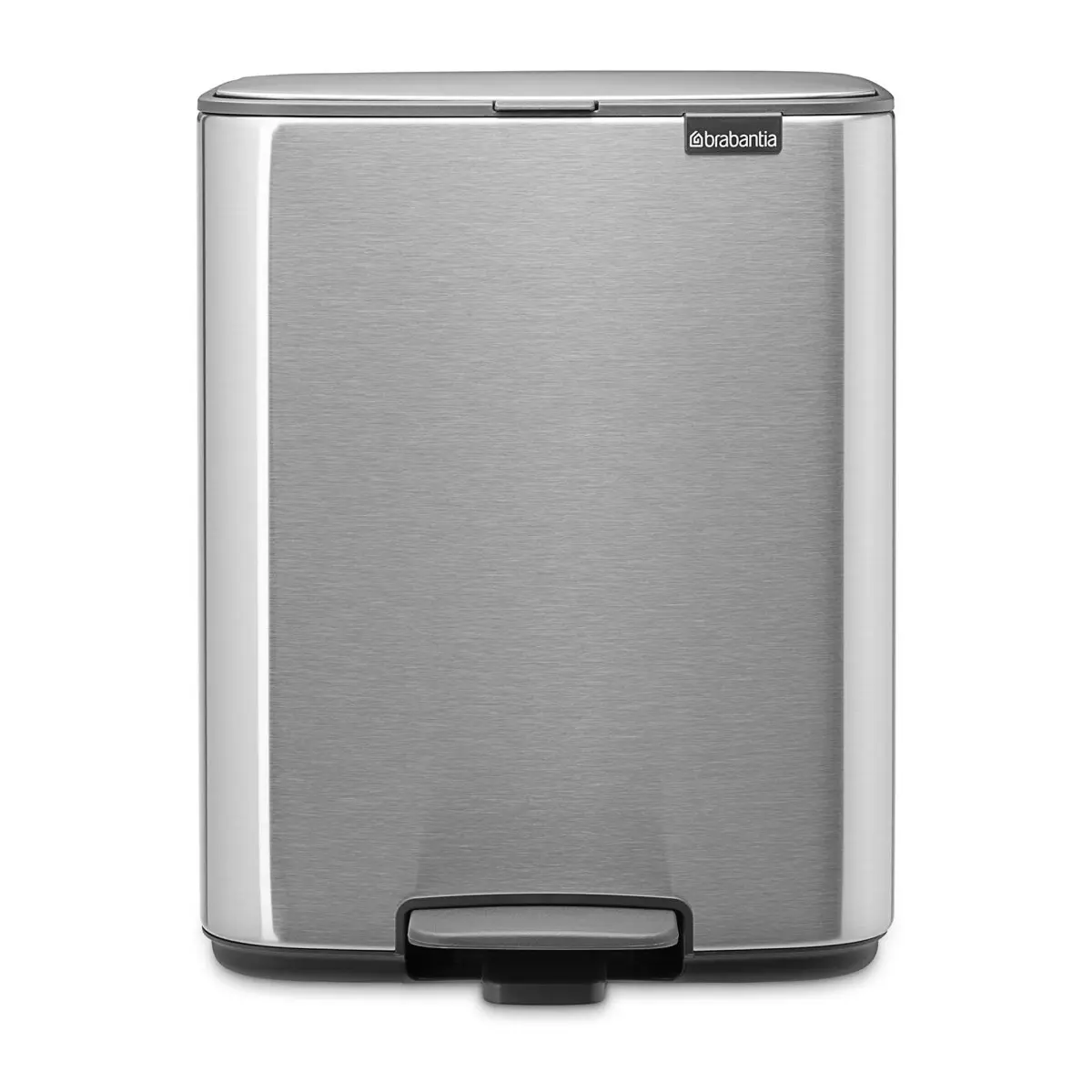 Кош за смет Brabantia Bo Pedal 12L, Matt Steel Fingerprint Proof, (35946913)
