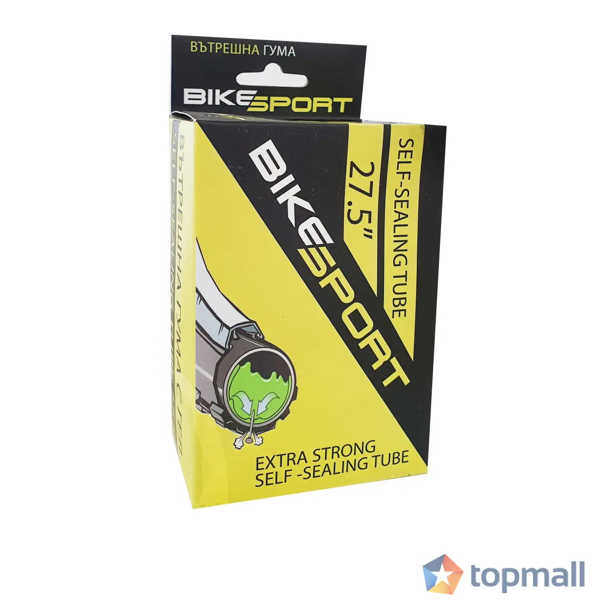 Компонент за велосипед Bikesport, вътрешна гума С ГЕЛ 27*1.95/2.125 AV 48 Гуми Вътрешни гуми, 27925