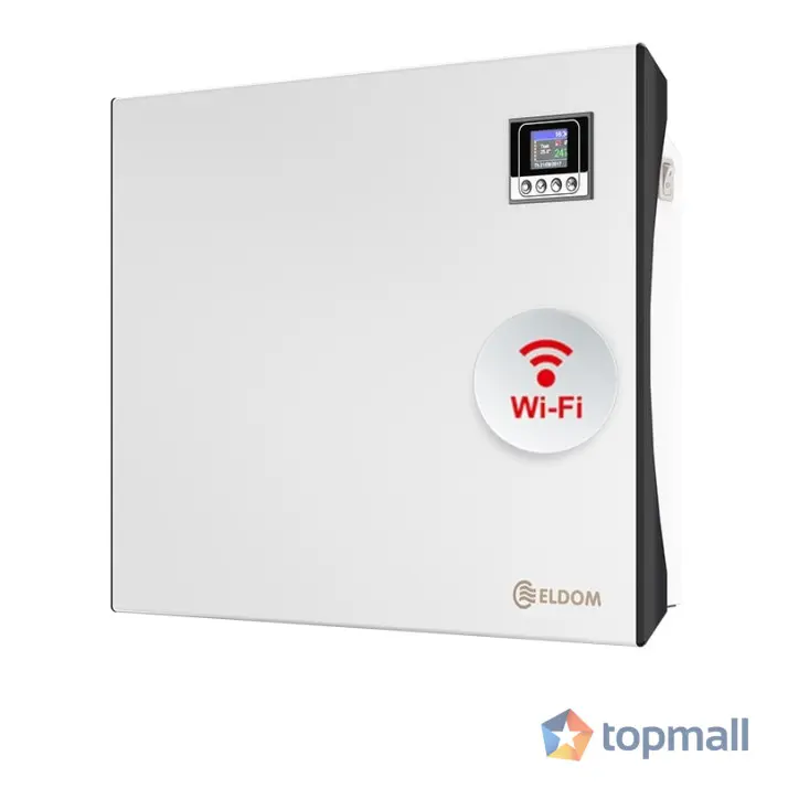 Стенен конвектор с електронно управление Елдом RH01W10W-W, 1000W, WI-FI, (13415)