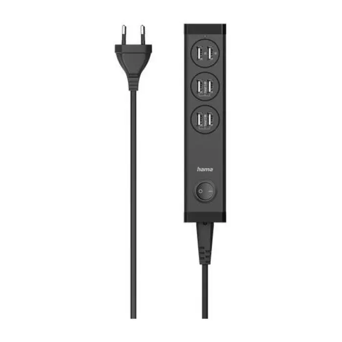 Разклонител HAMA 6 х USB-A порта, 34 W, (35935791)