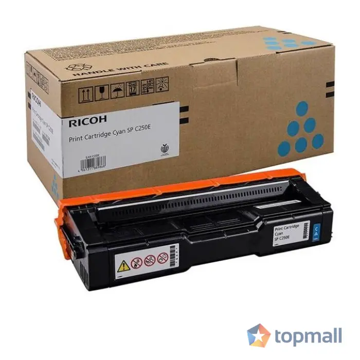 Тонер касета Ricoh SPC252E, 4000 копия, 407532, Cyan, (35933223)