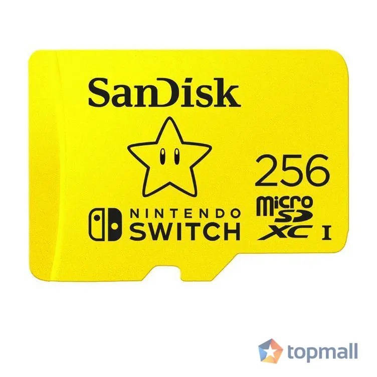 Карта памет SanDisk for Nintendo Switch, microSDXC UHS-I, 256GB, До 100MB/s, (35937883)