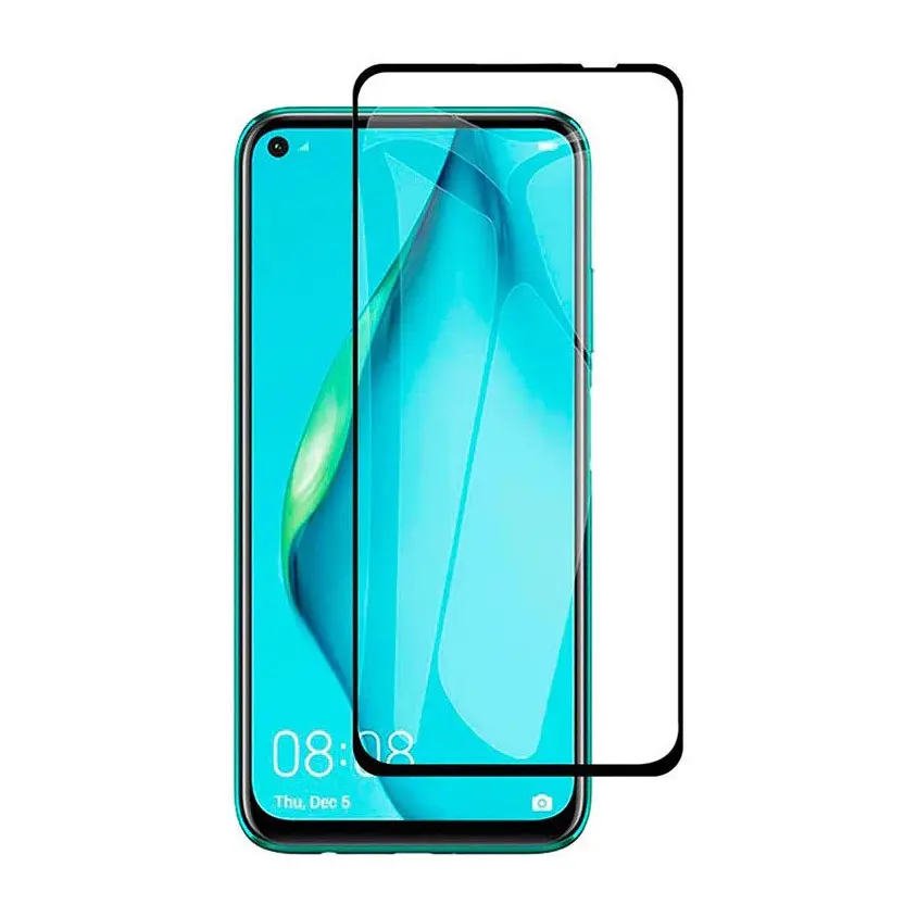 Стъклен протектор CURVED GLASS 9D за Huawei P40 Lite, Черен