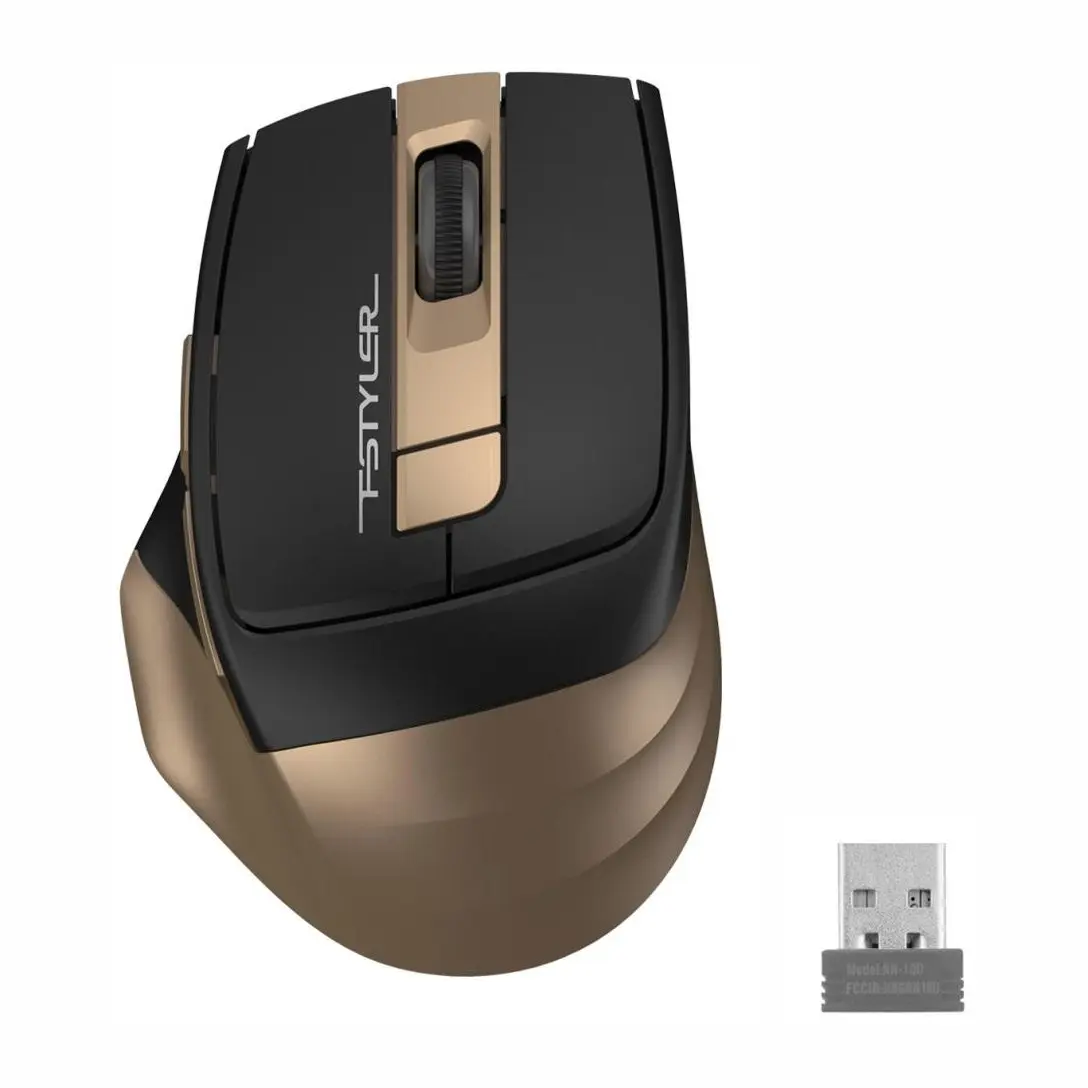 Безжична оптична мишка A4tech FG35 Fstyler, Бронз, (35934063)