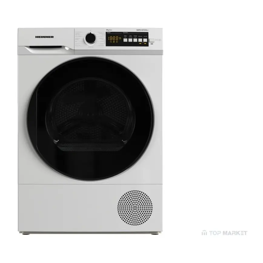 Сушилня HEINNER HHPD-V8T2KA++, 8 кг.,15 програми, бял, (17292)