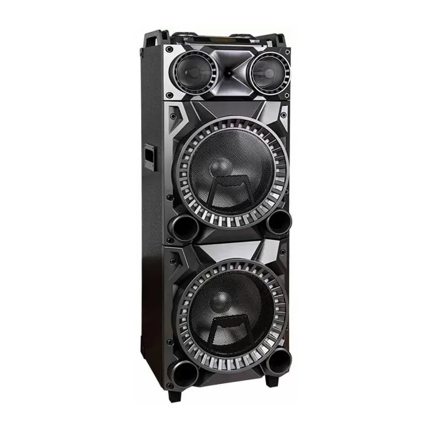Преносима караоке система ZEPHYR ZP 9999 2G12, 2х12 инча, Bluetooth, USB, Жак за китара, AUX, 2 микрофона, Дистанционно, (18336)