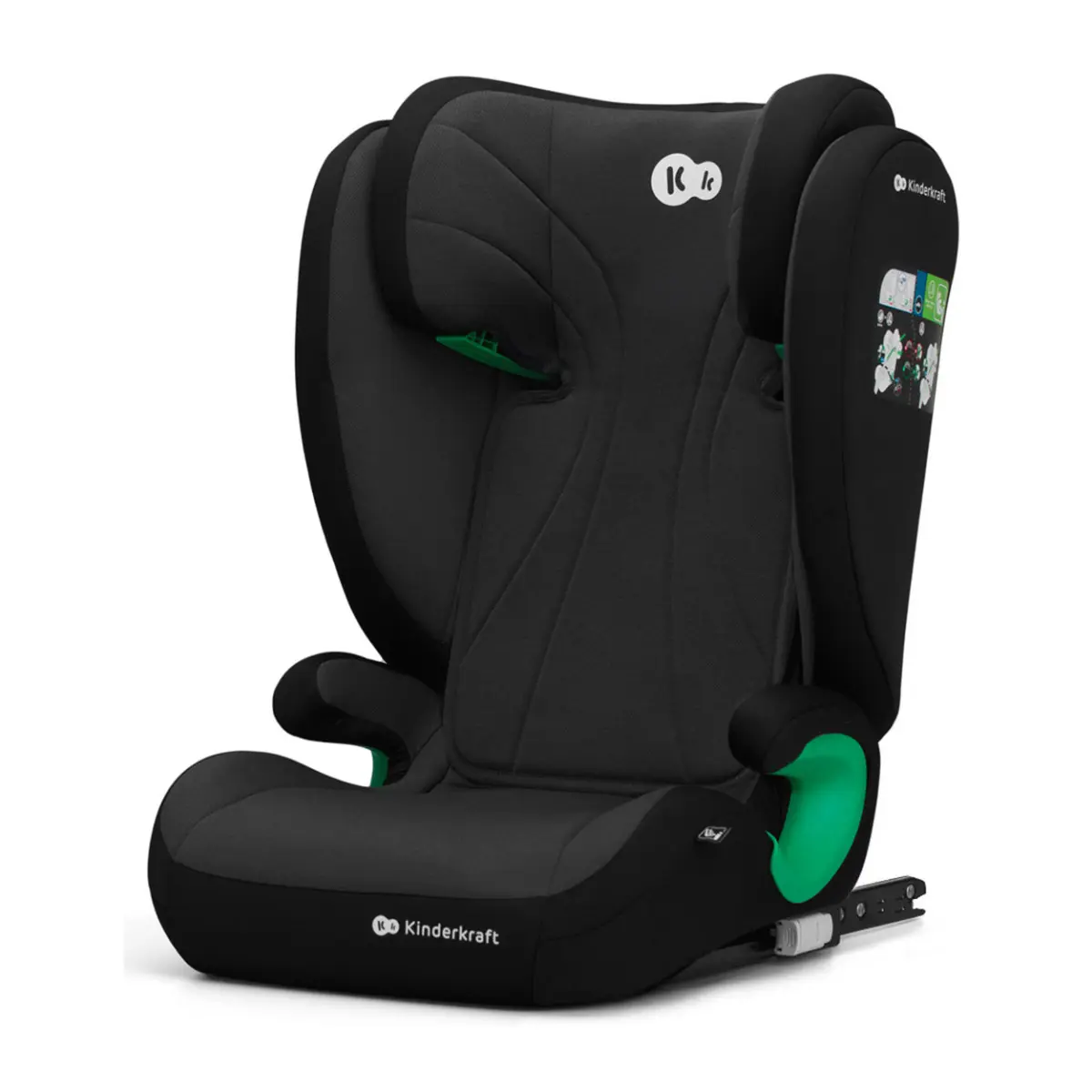 Столче за кола KinderKraft JUNIOR FIX 2 i-Size, Graphite Black, (35944605)