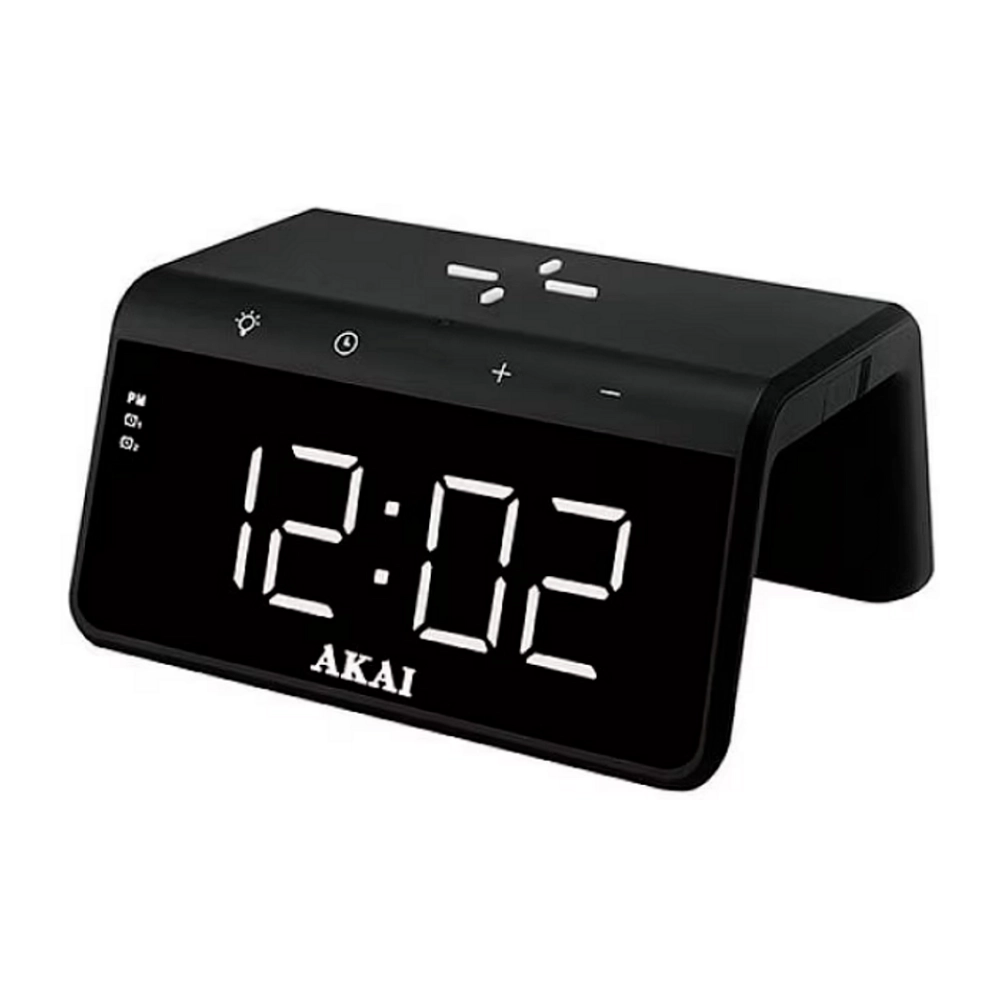 Часовник AKAI ACRB-2000 аларма безжично зарядно (35944479)