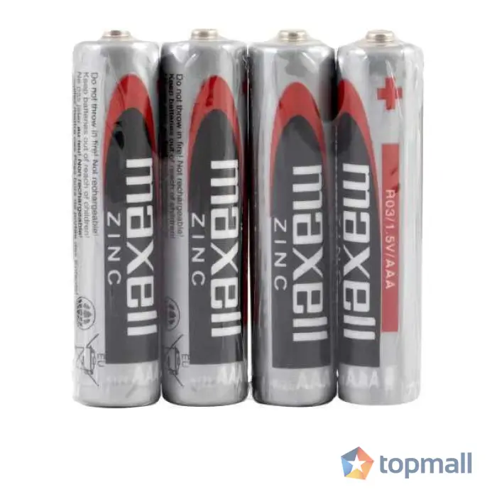 Цинково Манганова батерия MAXELL R03 1,5V /4 бр. в опаковка/, (35939094)