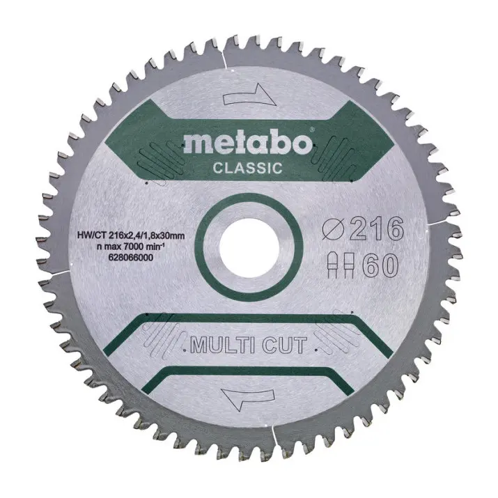Диск за циркуляр 216x2.4x30mm 60 FZ/TZ 5° neg, (35929220)