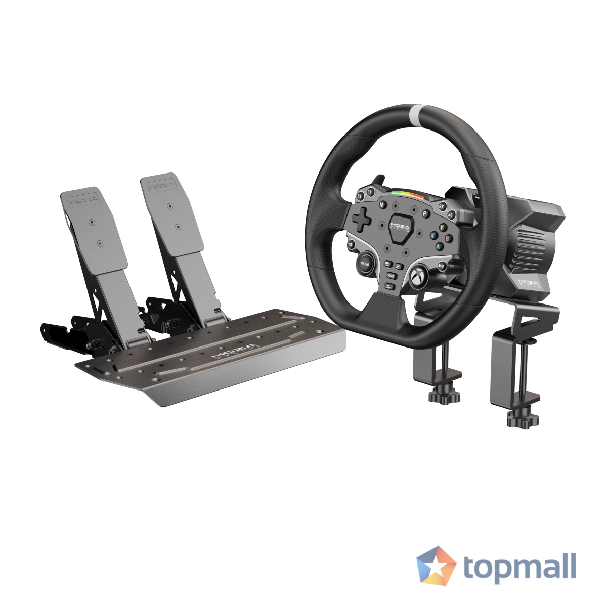 Волан MOZA R3 Bundle R3 Base + ES Wheel + SR-P Lite Double + R3 Table Clamp за PC и Xbox, (35938320)