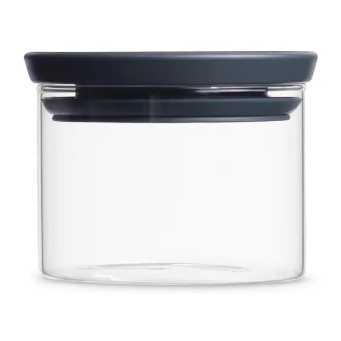 Буркан стъклен Brabantia Stackable 0.3L, Dark Grey, (35940973)