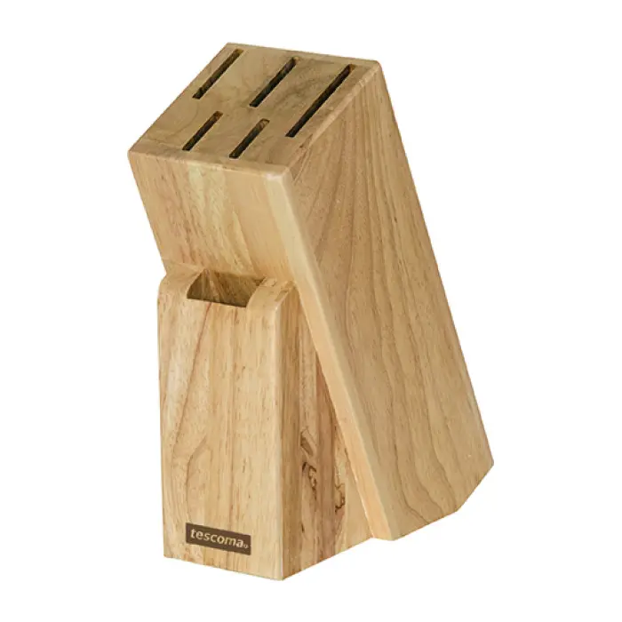 Блок дървен Tescoma Woody за 5 ножа и ножица, (35945081)