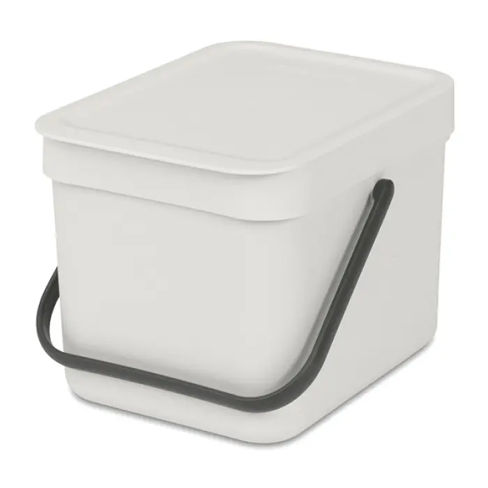 Кош за смет за разделно събиране Brabantia Sort&Go 6L, Light Grey, (35942418)