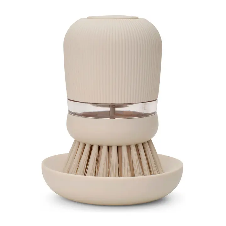 Четка с дозатор за препарат за съдове Brabantia SinkSide Soft Beige, (35947031)