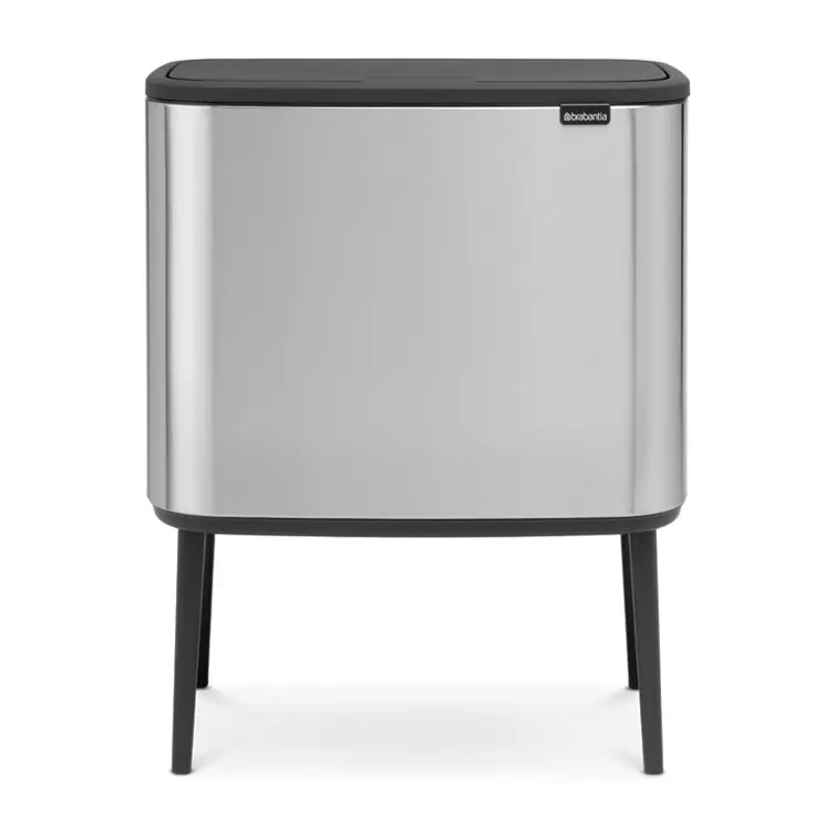 Кош за смет Brabantia Bo Touch 11+23L, Matt Steel Fingerprint Proof, (35941302)