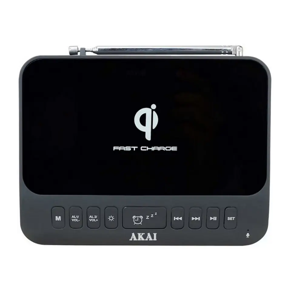 Радио часовник AKAI ACRB-1000 usb безжично зарядно (35944478)