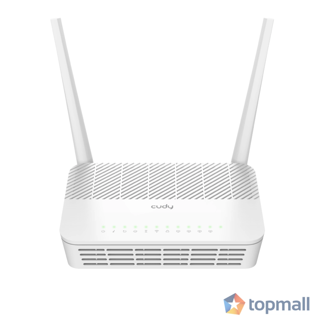 Безжичен рутер Cudy GP1200, AC1200, GPON/EPON, 1xPON, 4xGigabit, (35938483)