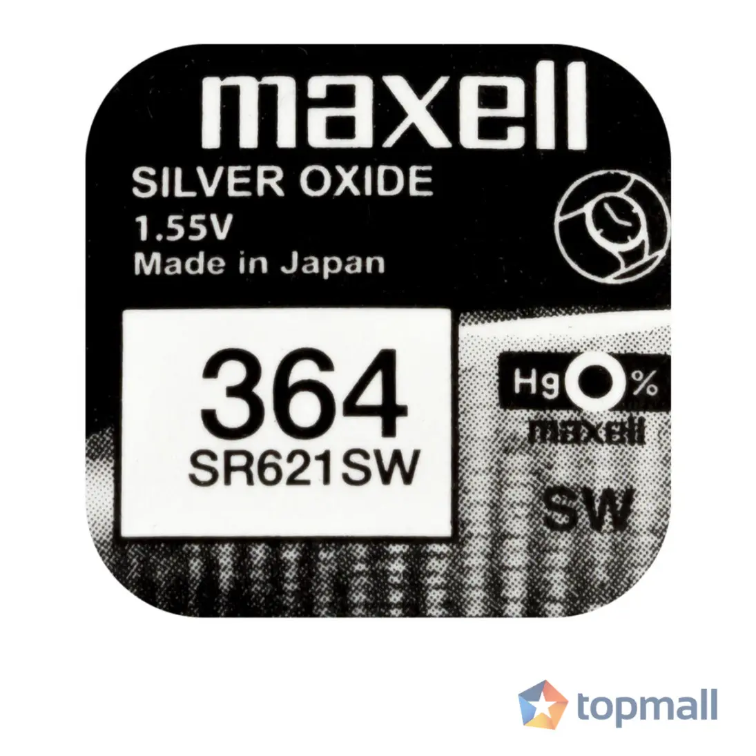 Бутонна батерия сребърна MAXELL SR621SW /364/AG1/, (35932591)