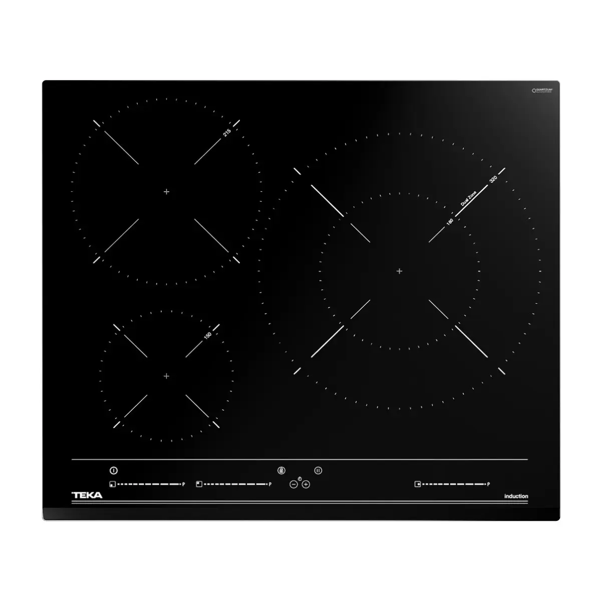 Индукционен плот IZC63320, с 3 готварски зони, черен, (35948844)