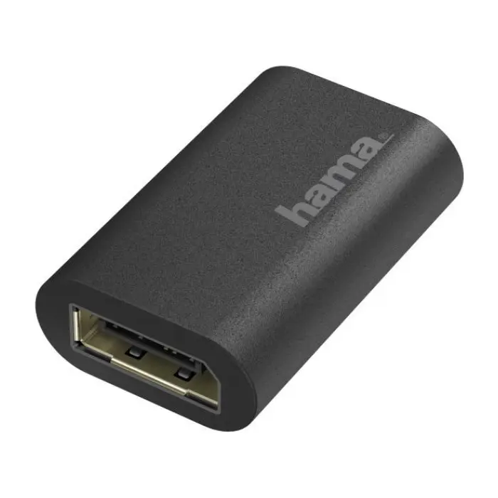 Адаптер HAMA, DisplayPort женско - DisplayPort  женско, Ultra HD, 4K, Черен, (35935336)