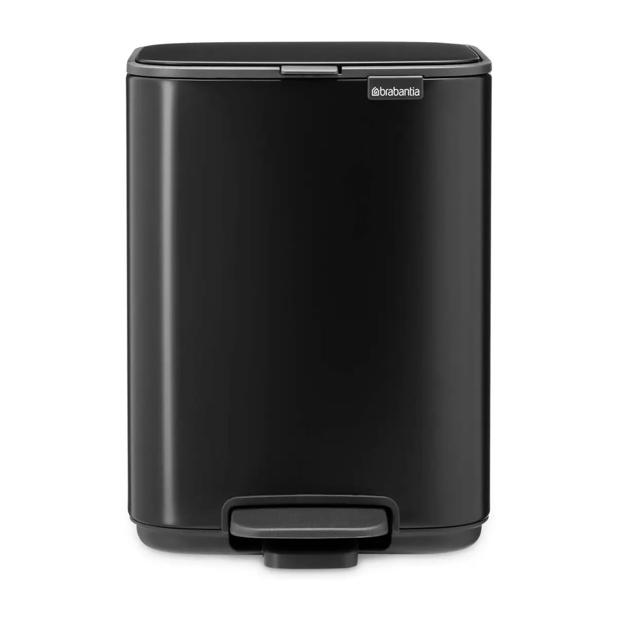 Кош за смет Brabantia Bo Pedal 4L, Matt Black (35948220)