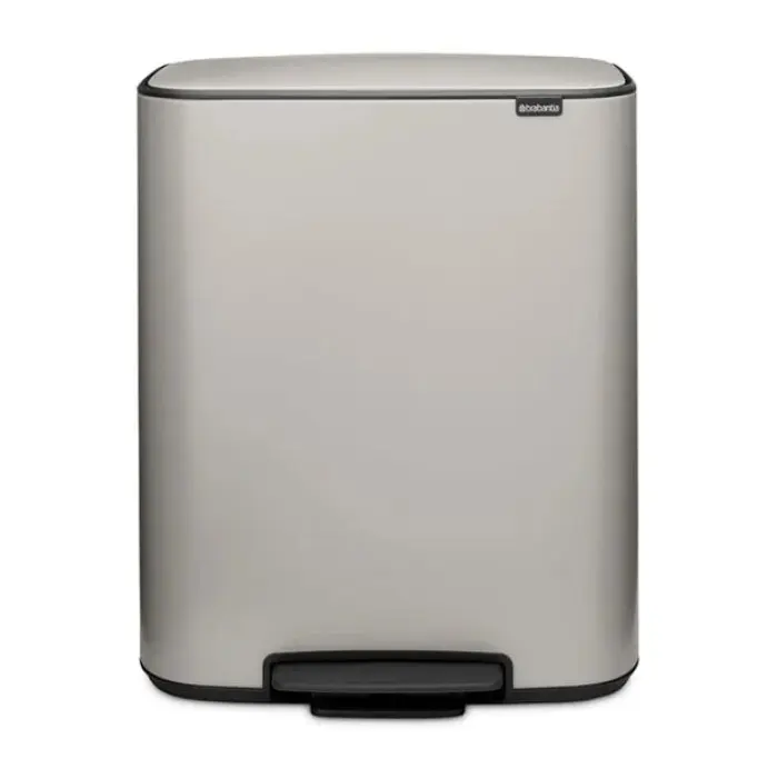 Кош за смет Brabantia Bo Pedal 2x30L, Soft Grey, (35947050)