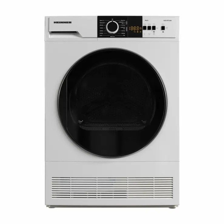 Сушилня HEINNER HCD-V9T1CHB, кондензация, 9 кг, 15 програми, бял, (20391)