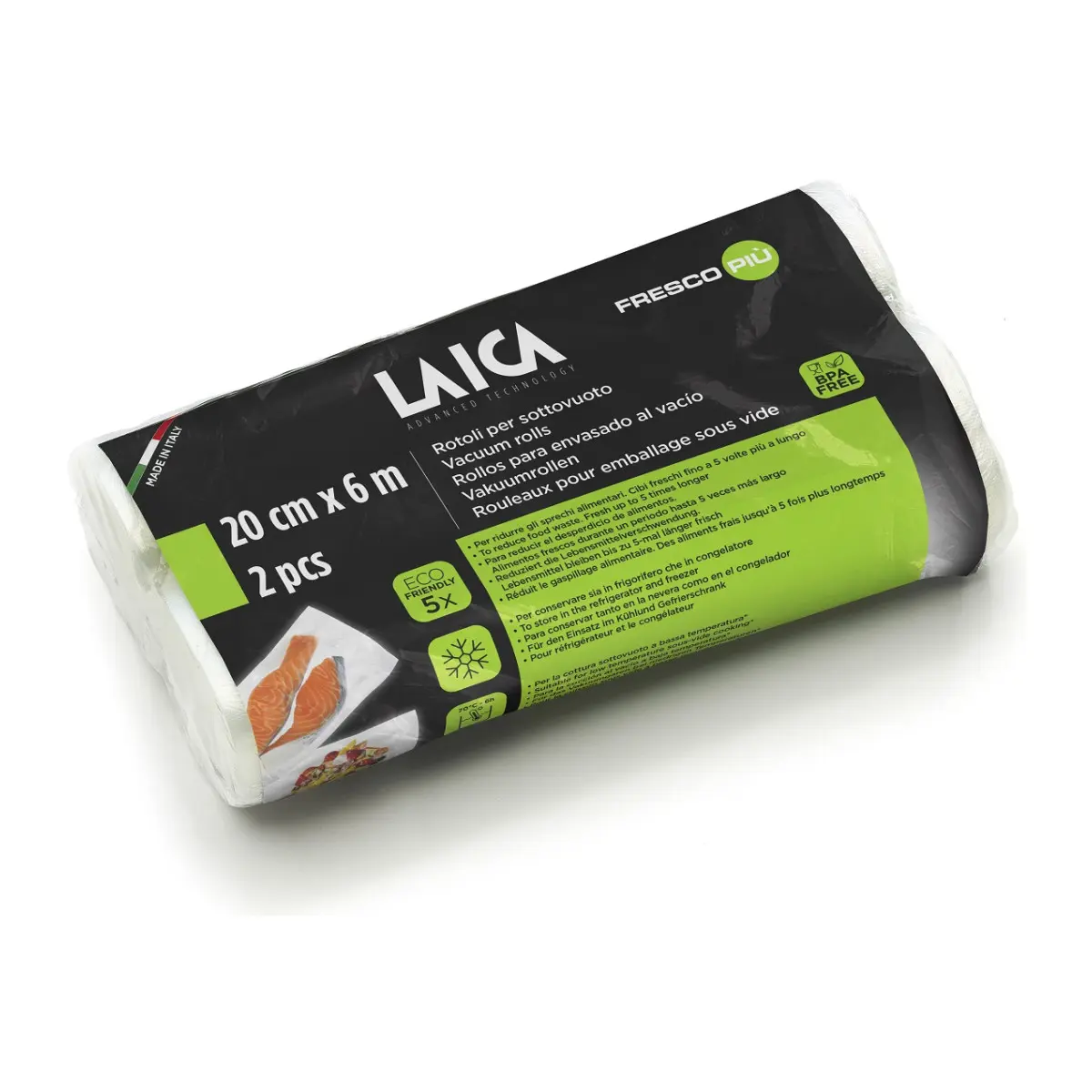 Ролки за вакуумиране Laica 20 x 600 см 2 броя в комплект VT3508, (35945203)