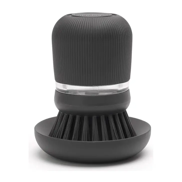 Четка с дозатор за препарат за съдове Brabantia SinkSide Dark Grey, (35941925)