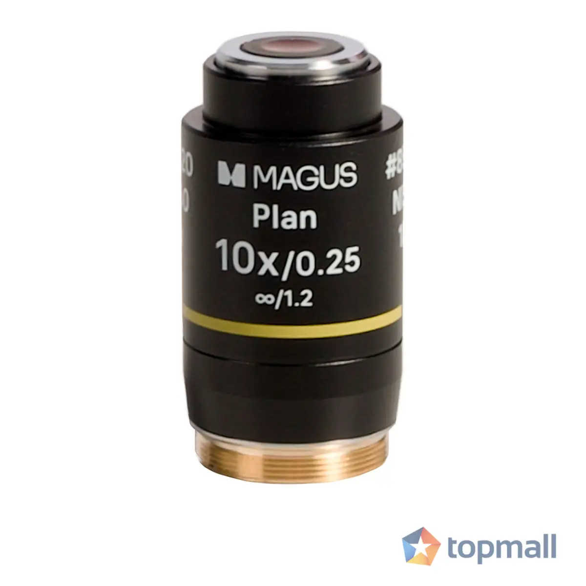 Обектив MAGUS 10PL60V Plan 10х/0,25 ∞/1,2 H 60 mm, (35949491)