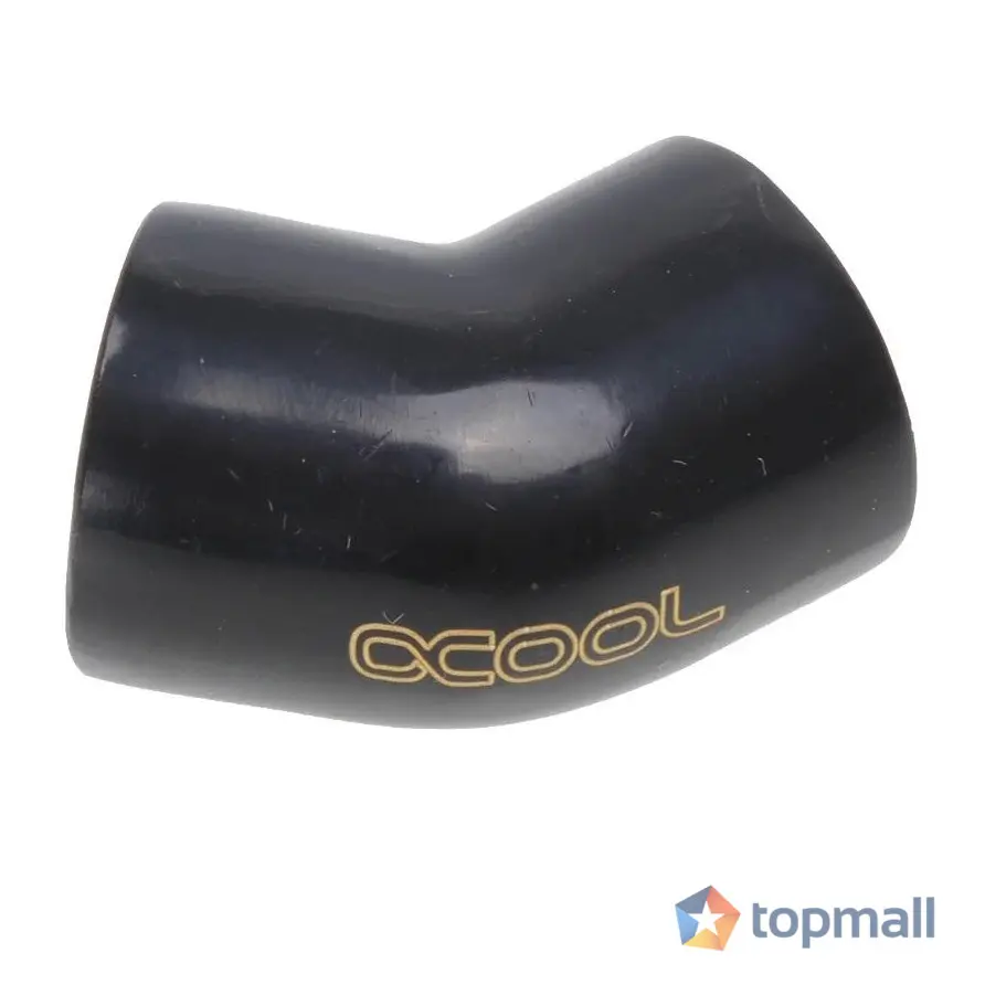 L-конектор Alphacool HF, Вътрешна резба G1/4 - G1/4, 45°, Черен мат, (35936843)