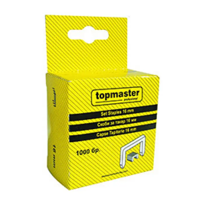 Скоби за такер 6mm / кутия 1000бр Topmaster Professional, (35928401)