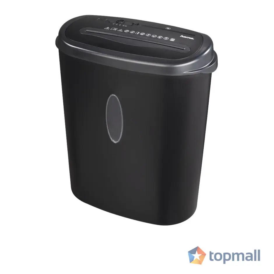 Шредер Hama Home X12CD, A4, 12 листа, CD/DVD, Черен, (35934007)