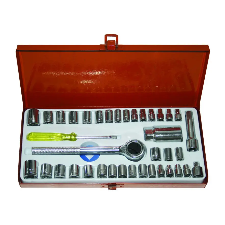 К-кт инструменти 40 части 1/4" & 3/8" 4-16mm мет. кут. GADGET, (35927423)