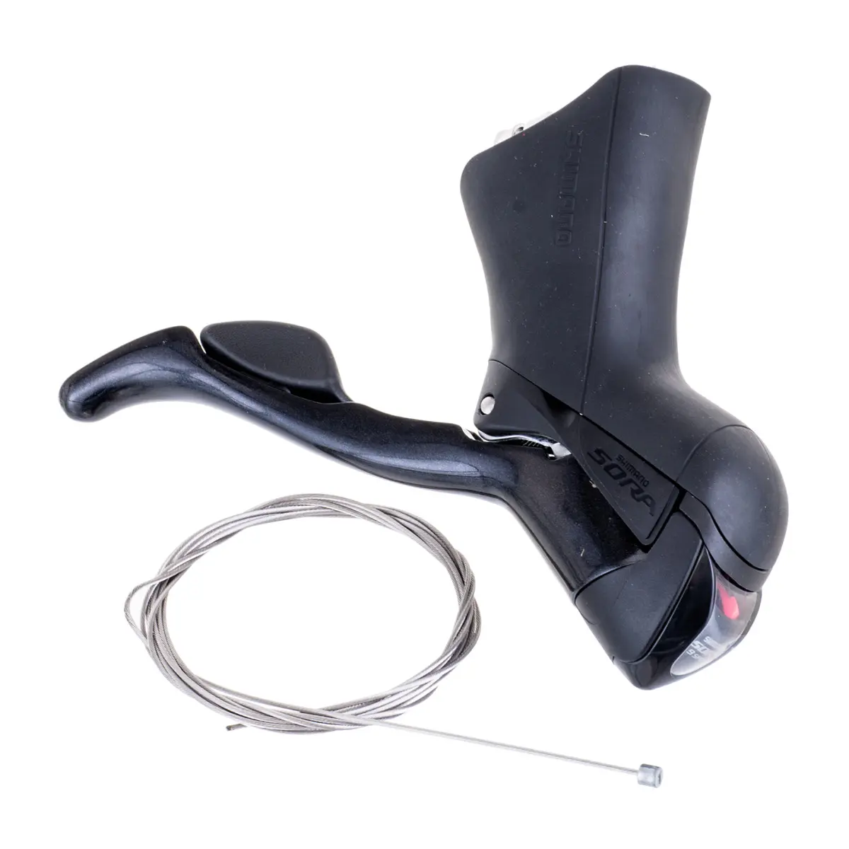 Компонент за велосипед Shimano ШИФТЪР ДЕСЕН (AST3500RIX), SHIFT/BRAKE LEVER, ST-3500, SORA RIGHT, 9-SPEED, W/2000MM INNER W/O (OUTER, OUTER STOPPER, CABLE GUIDE) Команди Команди - десни, 18034