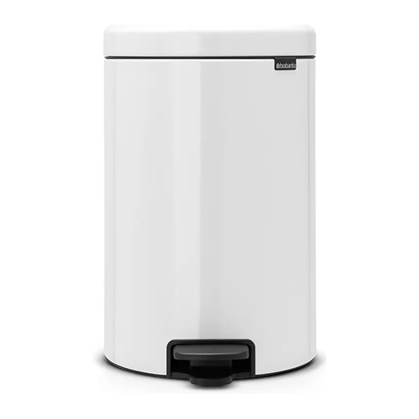 Кош за смет с педал Brabantia NewIcon 20L, White, метална кофа, (35941092)