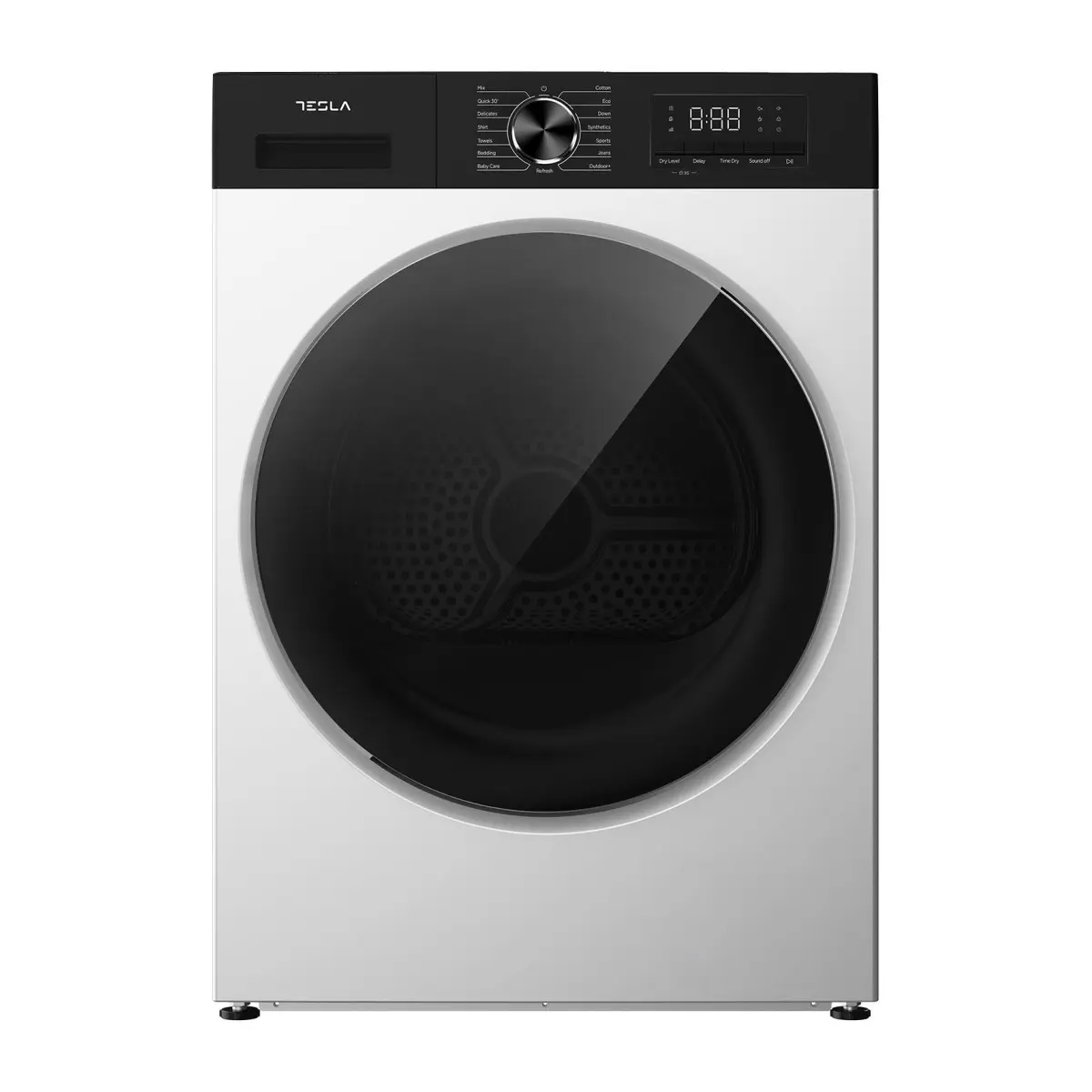 Сушилня Tesla WT8H91T, 8 кг, с термопомпа, Бял, (35950784)