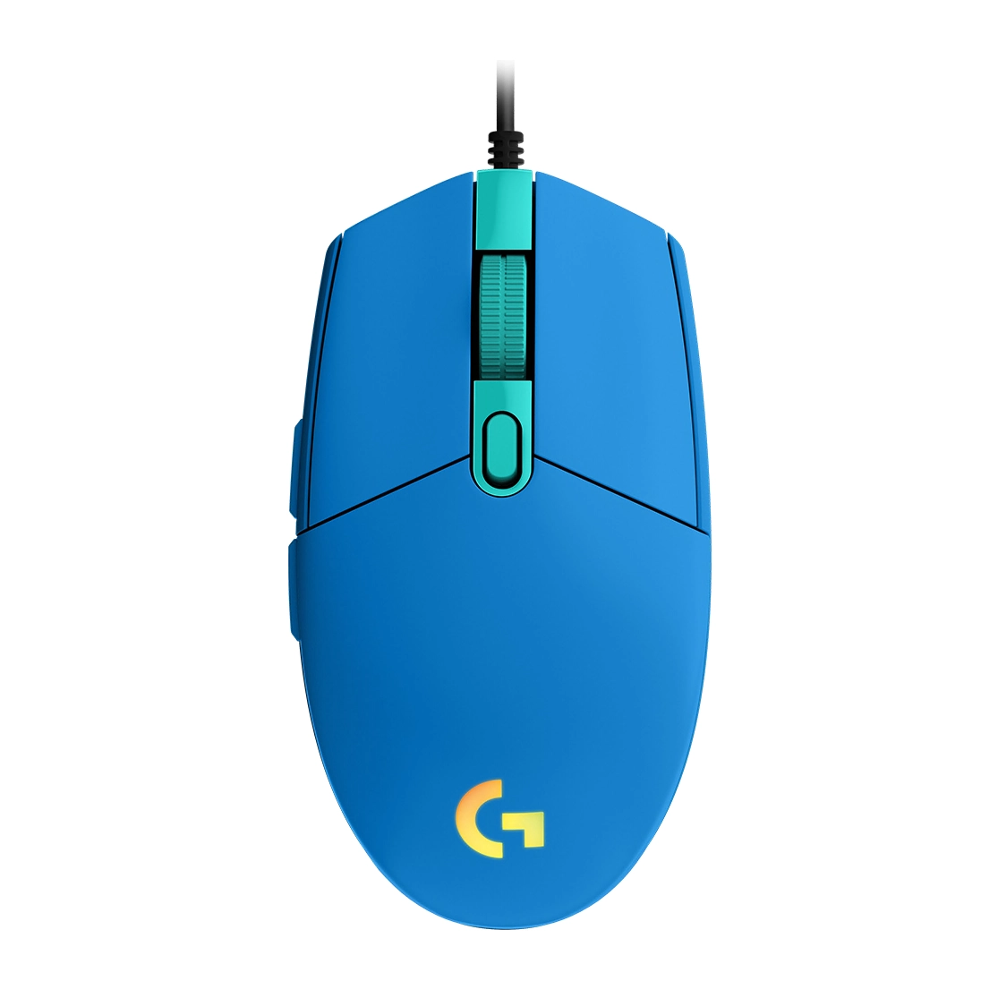 Геймърска мишка Logitech G102 LightSync, RGB, Оптична, Жична, USB, Син, (35934009)
