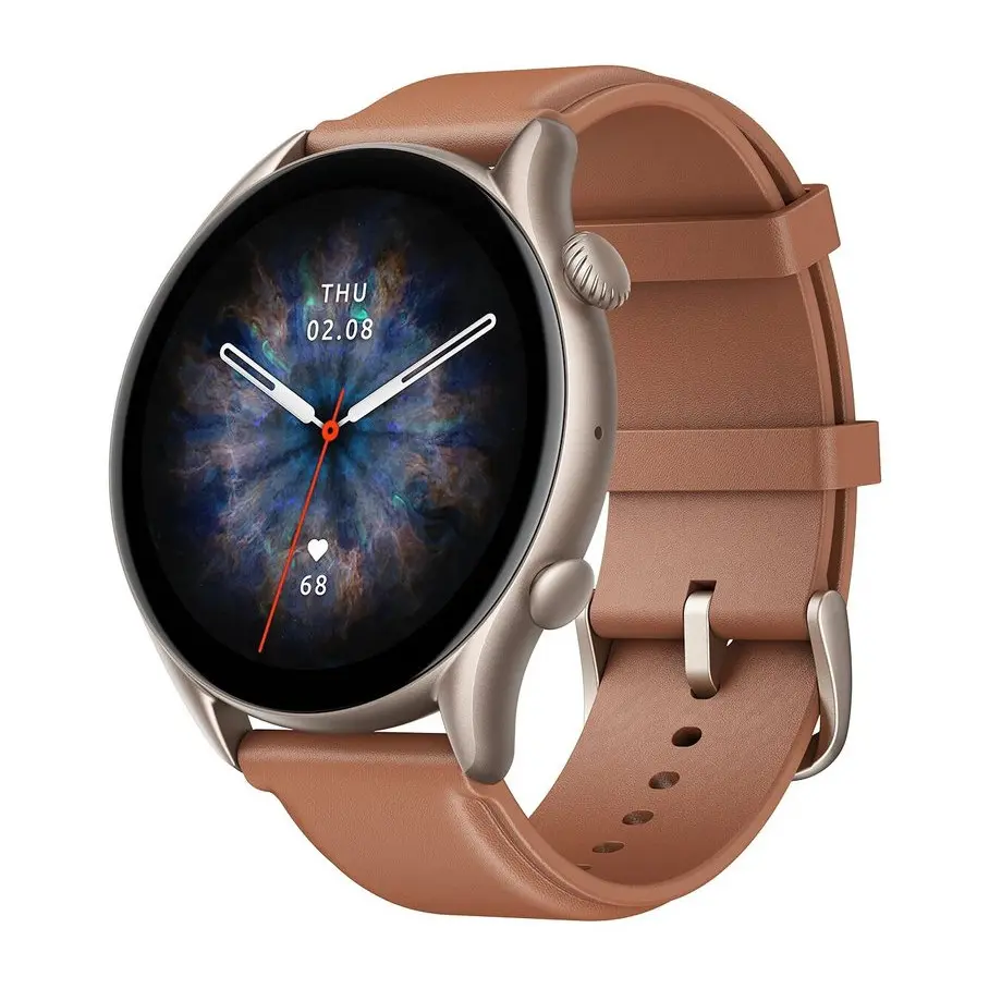Смарт часовник XIAOMI AMAZFIT GTR 3 PRO BROWN LEATHER