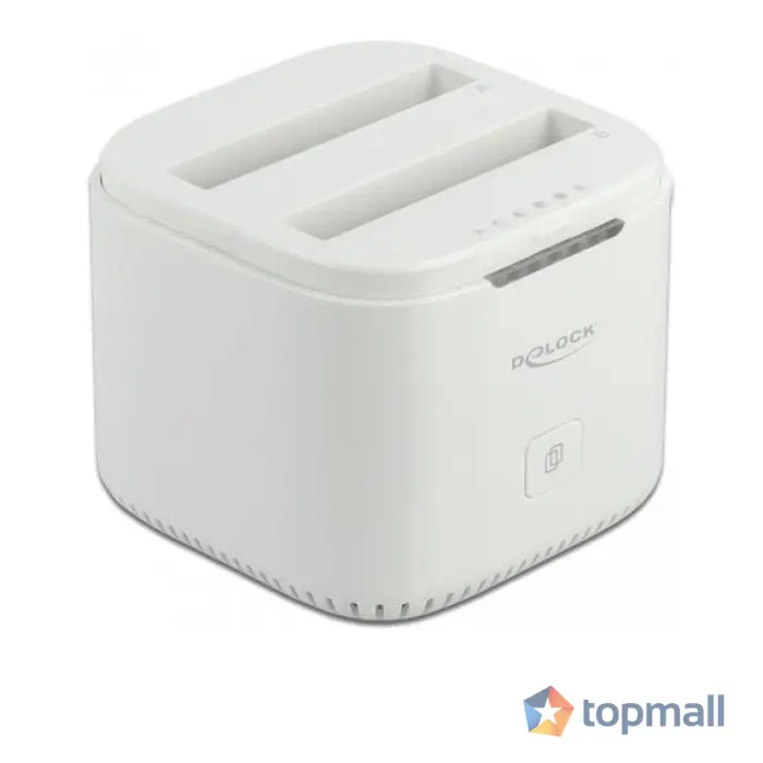 Станция Delock USB-C, За 2 x 2.5″ SATA HDD / SSD, Клониране, (35937590)