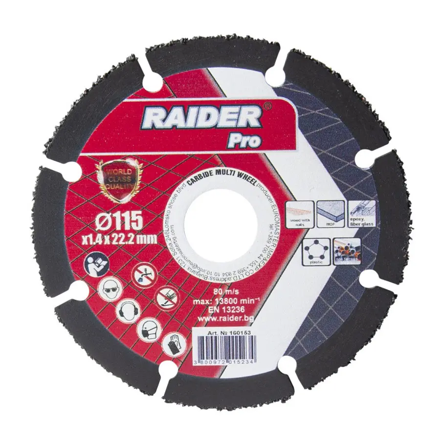 Диск за ъглошлайф Carbide Multi Wheel 115x22.2mm, (35925727)