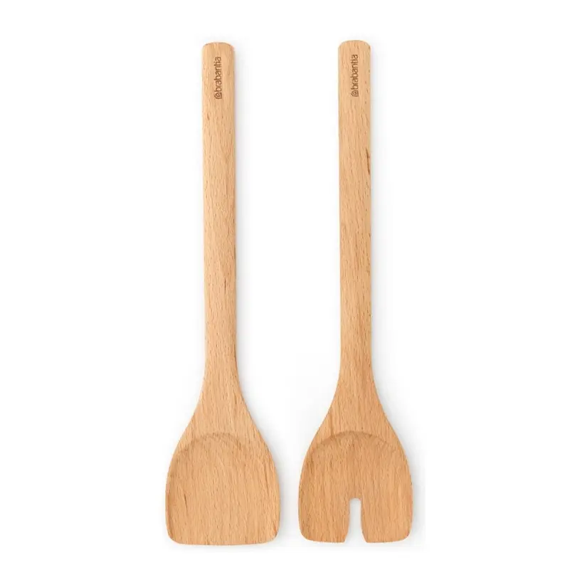 Комплект за сервиране на салата Brabantia Profile Wooden, (35943092)