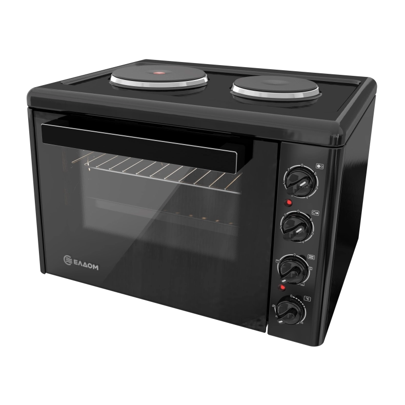 Готварска печка ELDOM 203VFBЕN, 38 L, вентилатор, (35950124)