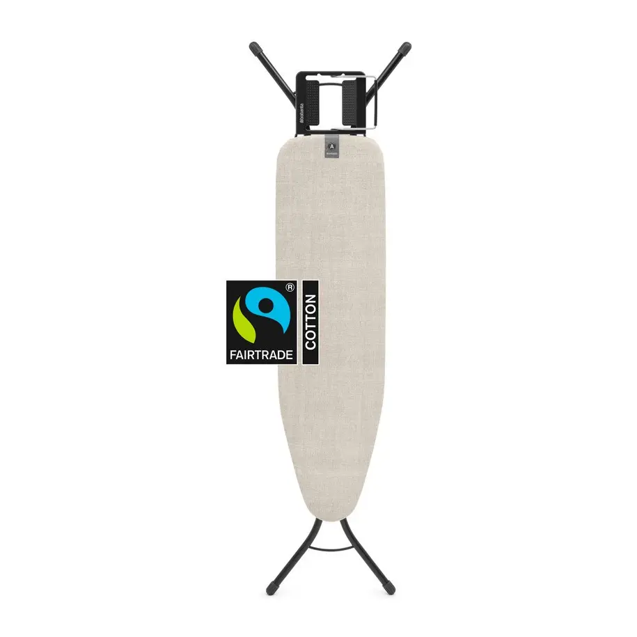 Маса за гладене Brabantia A 110x30cm с поставка за ютия, Denim Grey, (35943681)