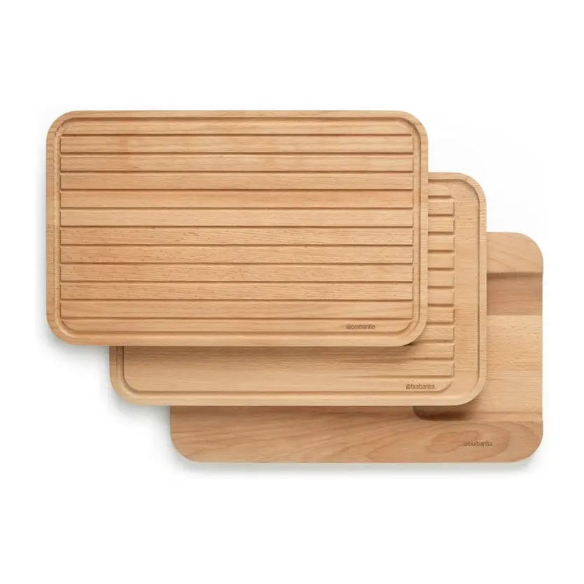 Комплект дъски за рязане Brabantia Profile Wooden 40x25cm 3 броя, (35944854)